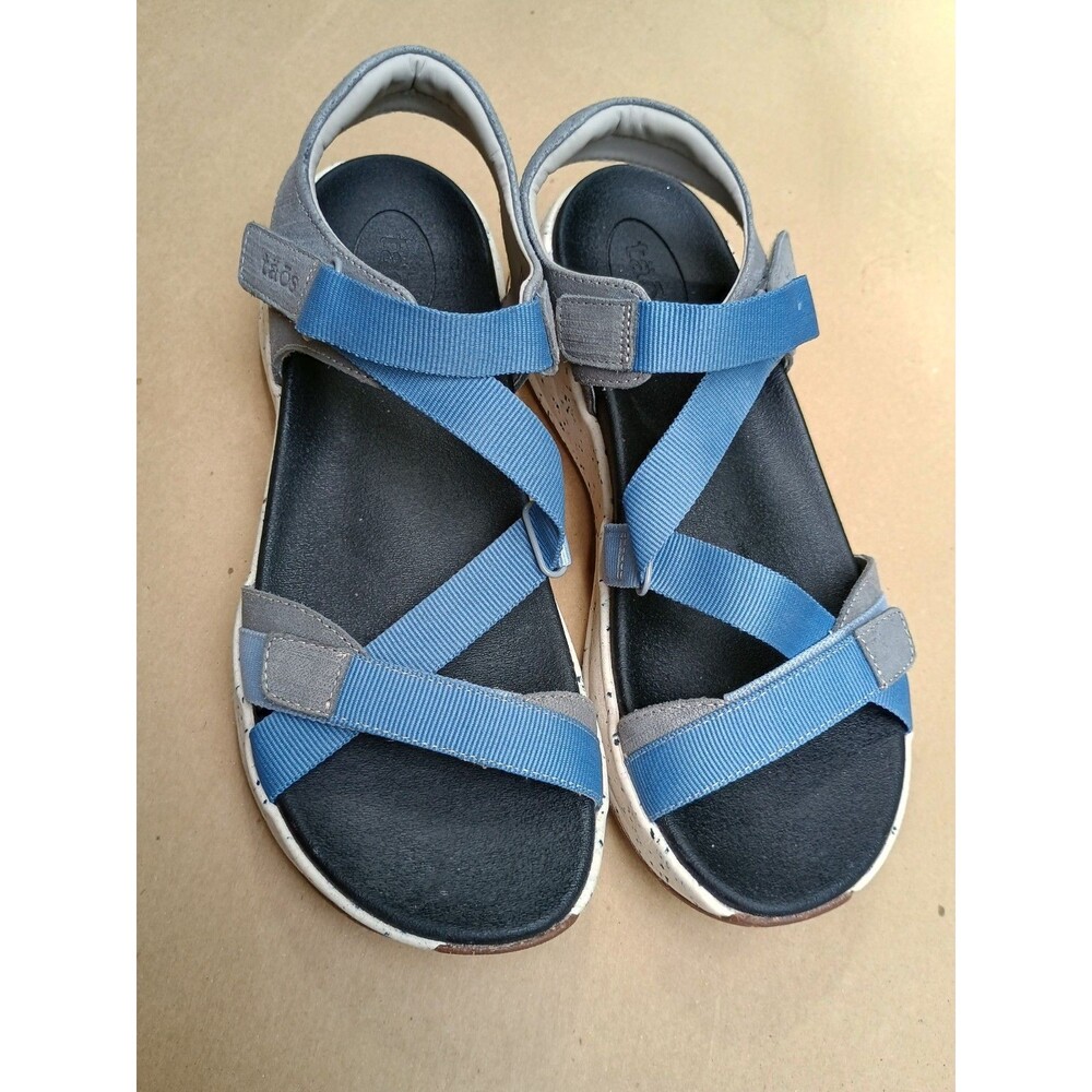 Taos Super Z Sandals Womens Size 11 Blue Multi Adjustable Casual Comfort Water - Picture 2 of 9